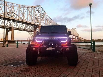 Oracle VECTOR Series Full LED Grille - Jeep Wrangler JK - NA