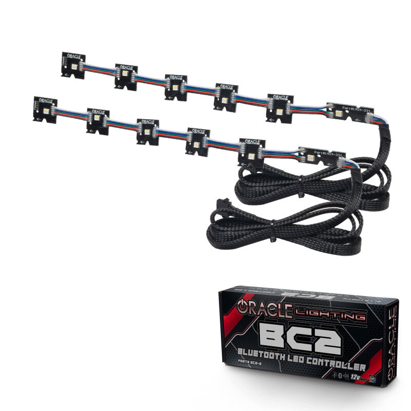 Oracle 14-21 Infiniti Q50 RGB+W Headlight Halo Upgrade Kit - ColorSHIFT w/ BC1 Controller