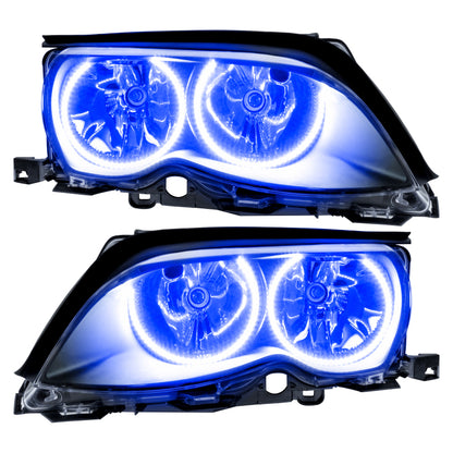Oracle 02-05 BMW 3 Series SMD HL - Black - ColorSHIFT