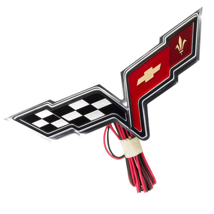 Oracle Chevrolet Corvette C6 Illuminated Emblem - Dual Intensity - Blue