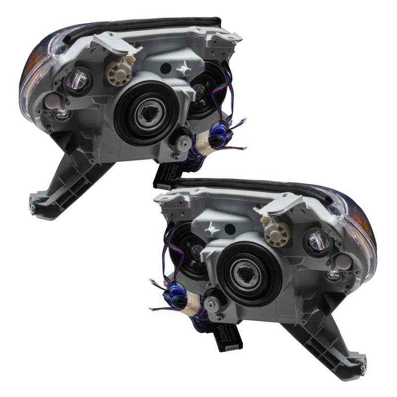 Oracle Lighting 06-09 Toyota 4-Runner Sport Pre-Assembled LED Halo Headlights -Red