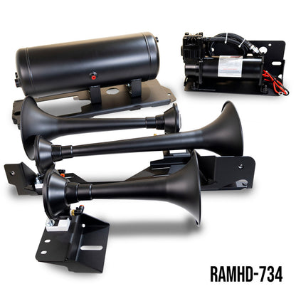 Kleinn 14-26 Dodge Ram 2500/ 3500 Onboard Air System w/ Model 730 Horns