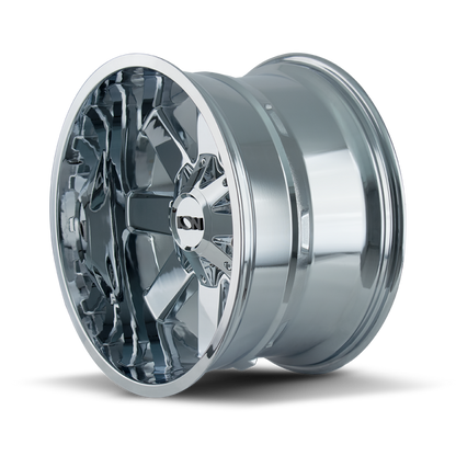 ION 141 20x9 / 8x165.1 BP / 0mm Offset / 130.8mm Hub Chrome Wheel