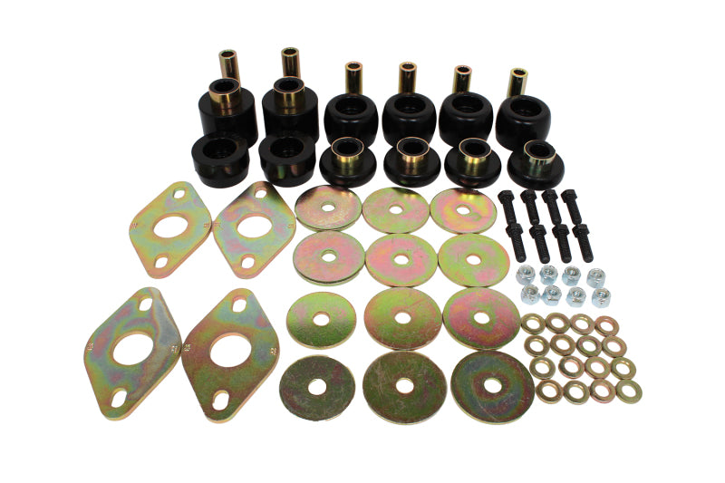 Energy Suspension 04-15 Nissan Titan King Cab Body Mount Set - Black