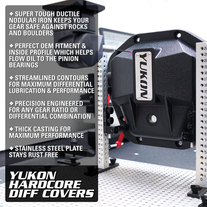 Yukon Gear Hardcore Nodular Iron Cover for Rear GM 8.6in w/8mm Cover Bolts