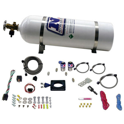 Nitrous Express 13-16 Dodge Dart 1.4L Turbo Nitrous Plate Kit (35-100HP) w/15lb Bottle