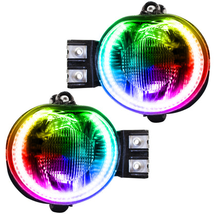 Oracle Dodge Ram 06-08 LED Fog Halo Kit - ColorSHIFT