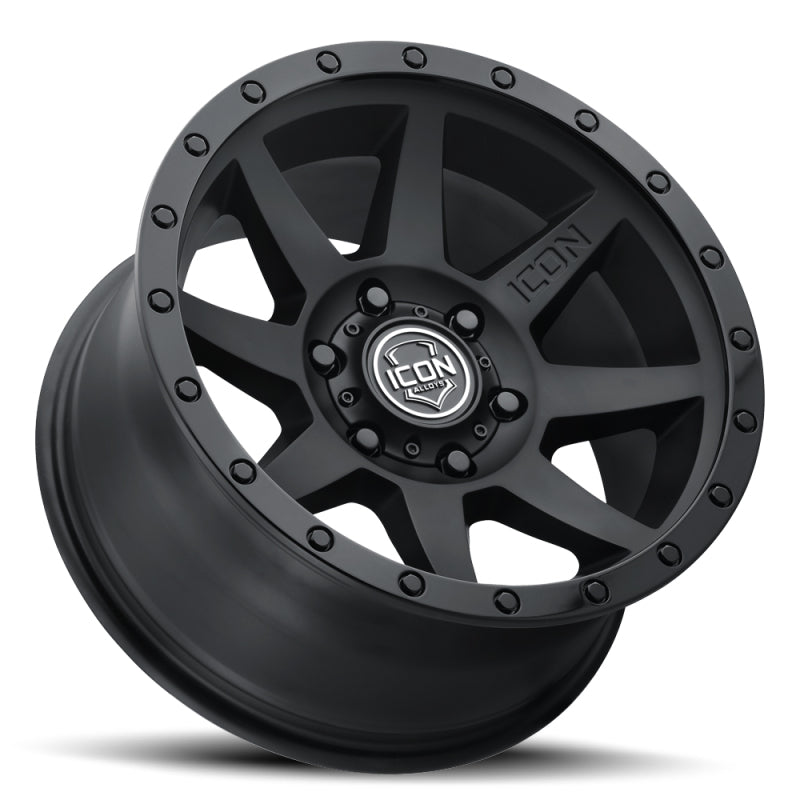 ICON Rebound 20x9 / 5x150 / 16mm / 5.625in BS Double Black Wheel