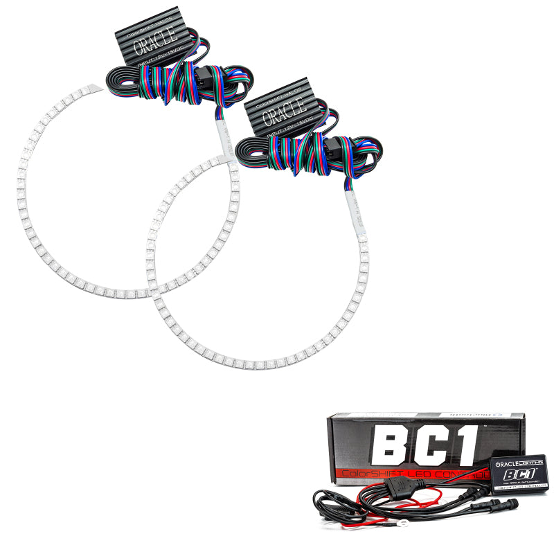 Oracle Ford Mustang 13-14 Halo Kit - HID (Projector) Style - ColorSHIFT w/ BC1 Controller