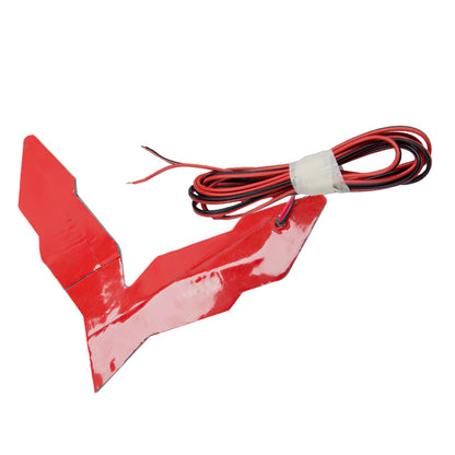 Oracle Corvette C7 Rear Illuminated Emblem - Dual Intensity - White
