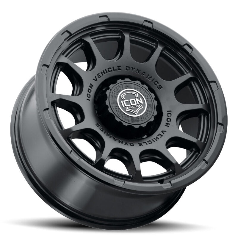 ICON Alloys Rancho 20x9 / 8x170 / 6mm / 5.25in BS DBL Black Wheel