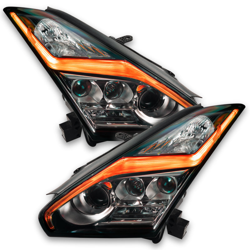 Oracle 15-21 Nissan GT-R Lightning Bolt Headlight DRL RGB+W w/ Simple Controller
