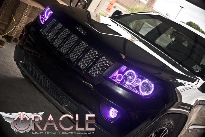 Oracle Jeep Grand Cherokee 11-13 Triple Halo Kit - ColorSHIFT w/ BC1 Controller