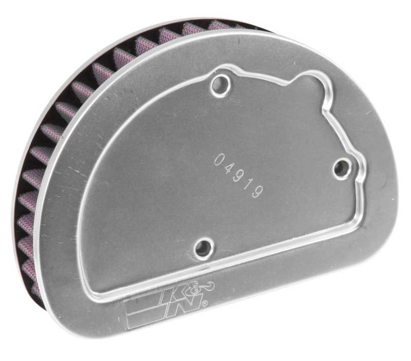 K&N Replacement Unique Air Filter 6.625in L x 4.75in W x 1.625in H with 1 Flange for Harley-Davidson