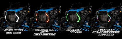 Oracle 19-21 Polaris RZR 1000 Dynamic Surface Mount DRL Signature Light - - Dynamic