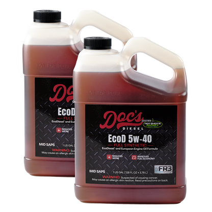 Doc's Diesel Jeep Wrangler/Gladiator 3.0L + Dodge RAM 1500 3.0L EcoDiesel 5W-40 Full Synthetic Oil Change Kit 2020-2023