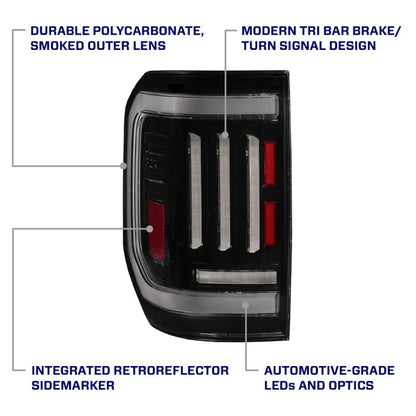 Form Lighting 22-24 Ford Maverick LED Tail Lights Red (pair)