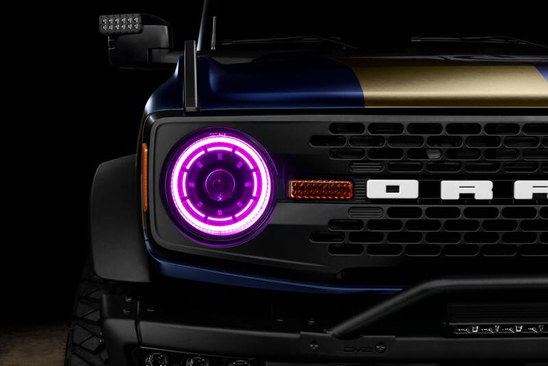 Oracle 2021+ Ford Bronco Oculus Bi-LED Projector Headlights - ColorSHIFT LED