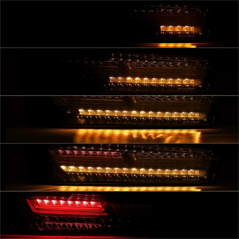 AlphaRex 16-18 Chevrolet Camaro PRO-Series LED Tail Lights Jet Black