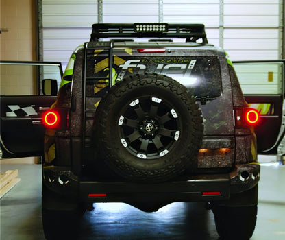 Oracle Toyota FJ Cruiser 07-12 LED Tail Light Halo Kit - Red