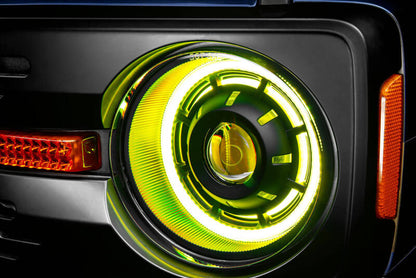 Oracle 2021+ Ford Bronco Oculus Bi-LED Projector Headlights - ColorSHIFT LED