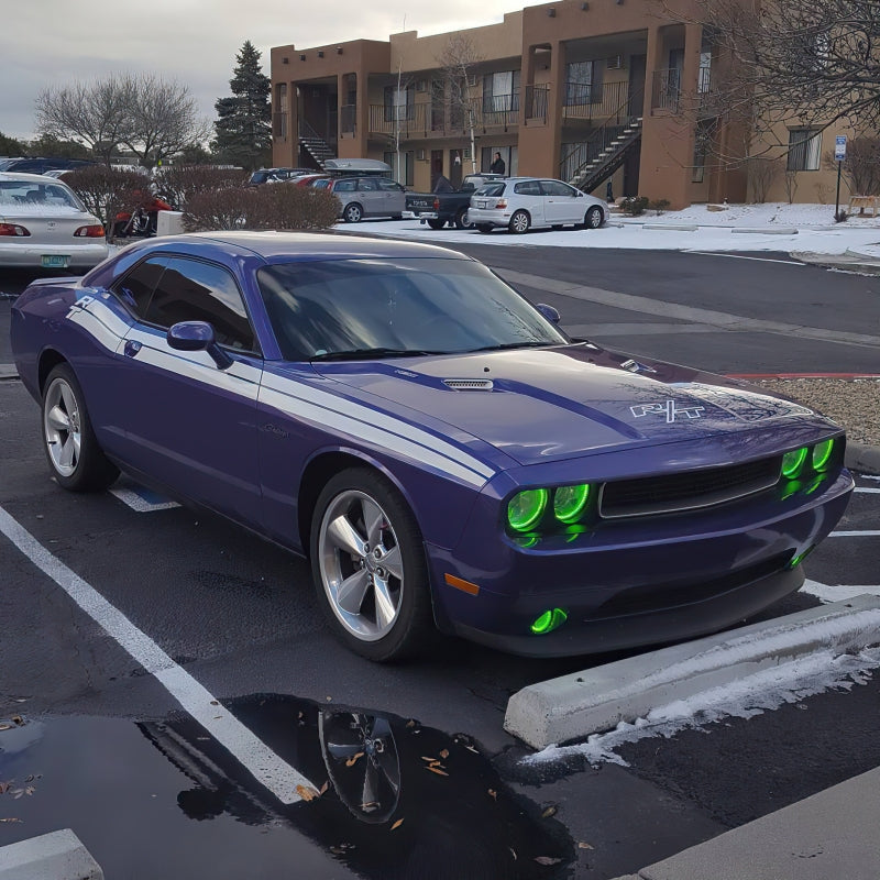 Oracle Dodge Challenger 08-14 Halo Kit (NonProjectorHL) - ColorSHIFT w/ BC1 Controller
