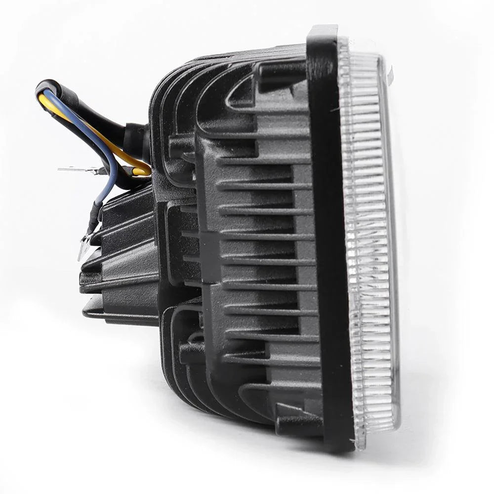 4x6 Inch DOT Sealed Beam LED Headlights with DRL For Peterbilt Kenworth Freightinger Ford Chevrolet