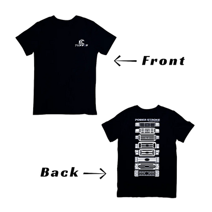 Textile Graphix Powerstroke Evolution by KC Turbos - T-Shirt