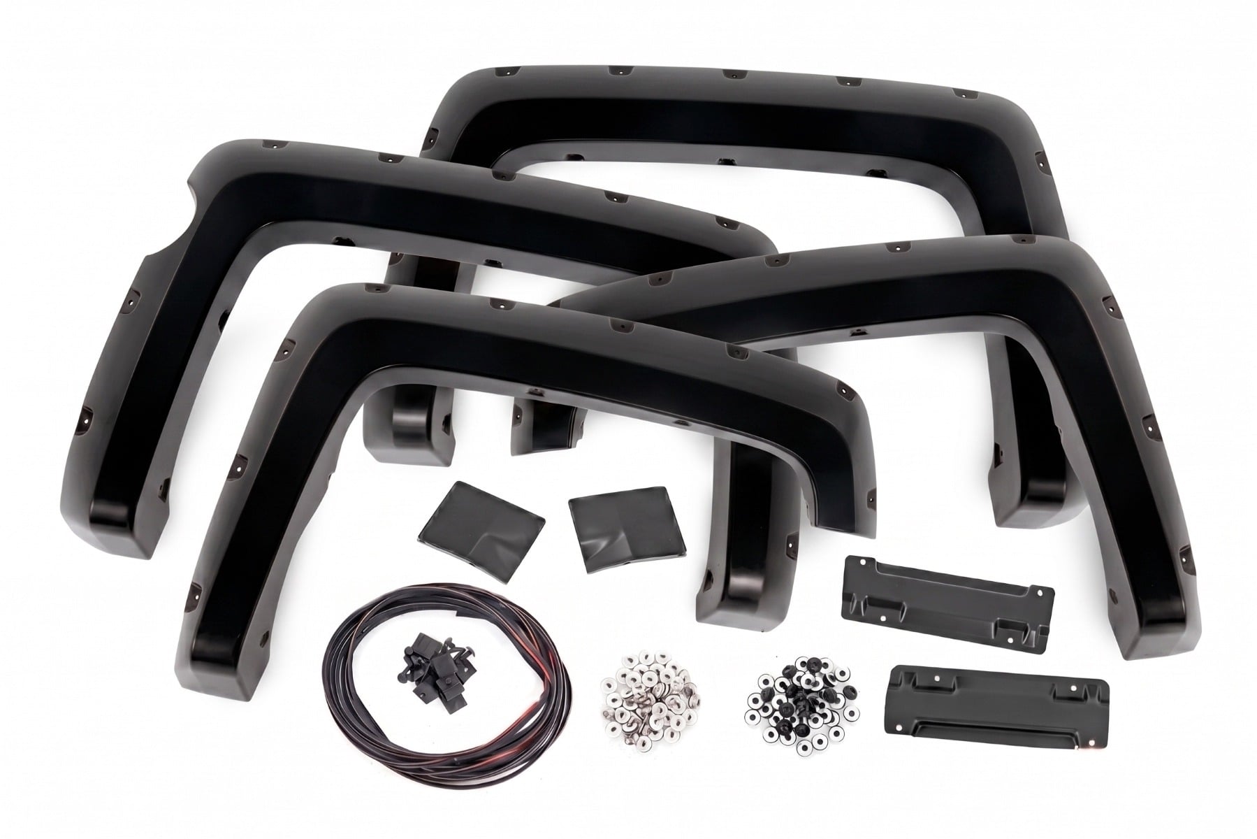 Pocket Fender Flares | 5'9" Bed | GBA Black | Chevy Silverado 1500 (14-18 & Classic)