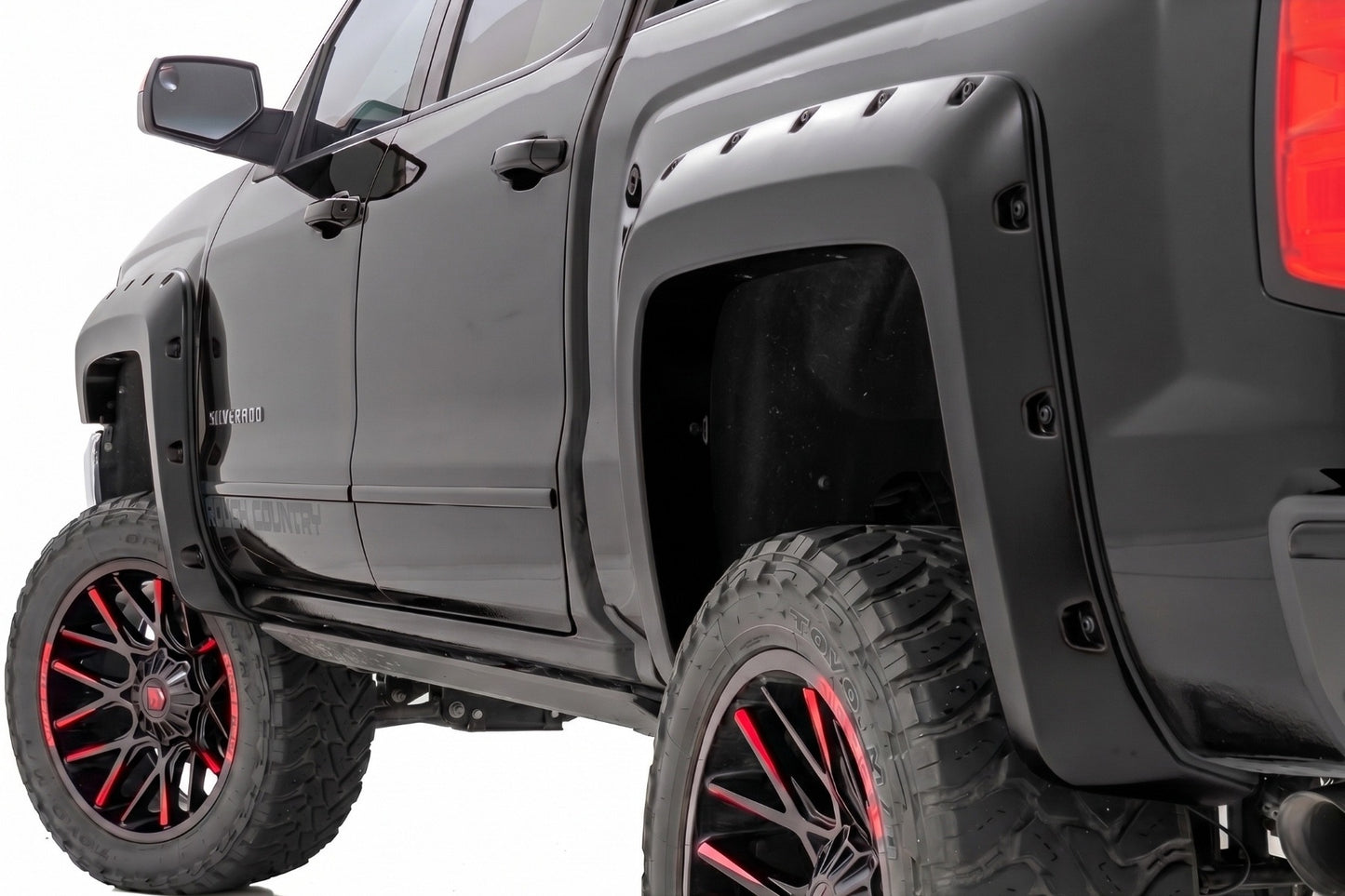 Pocket Fender Flares | 5'9" Bed | GBA Black | Chevy Silverado 1500 (14-18 & Classic)