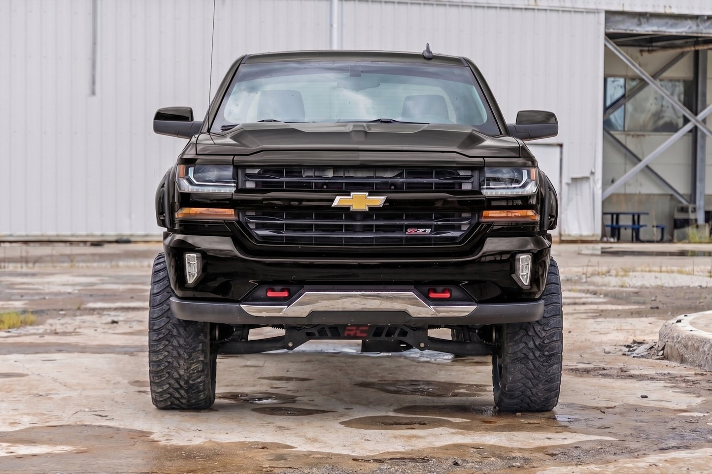 Pocket Fender Flares | 6'7" & 8' Bed | GBA Black | Chevy Silverado 1500 (14-18)/ 2500HD (15-19)