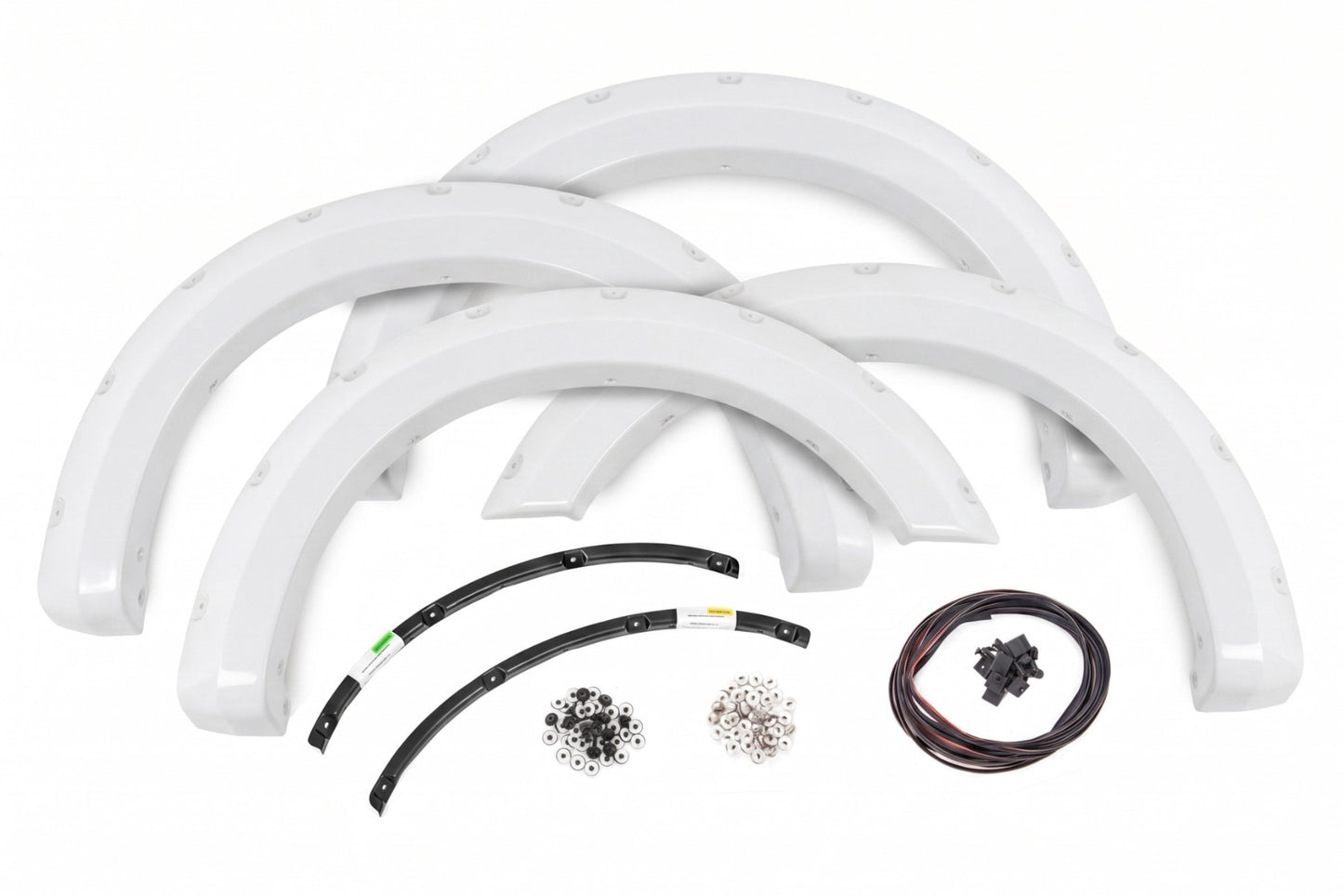 Pocket Fender Flares | YZ Oxford White | Ford F-250/F-350 Super Duty (23-26)