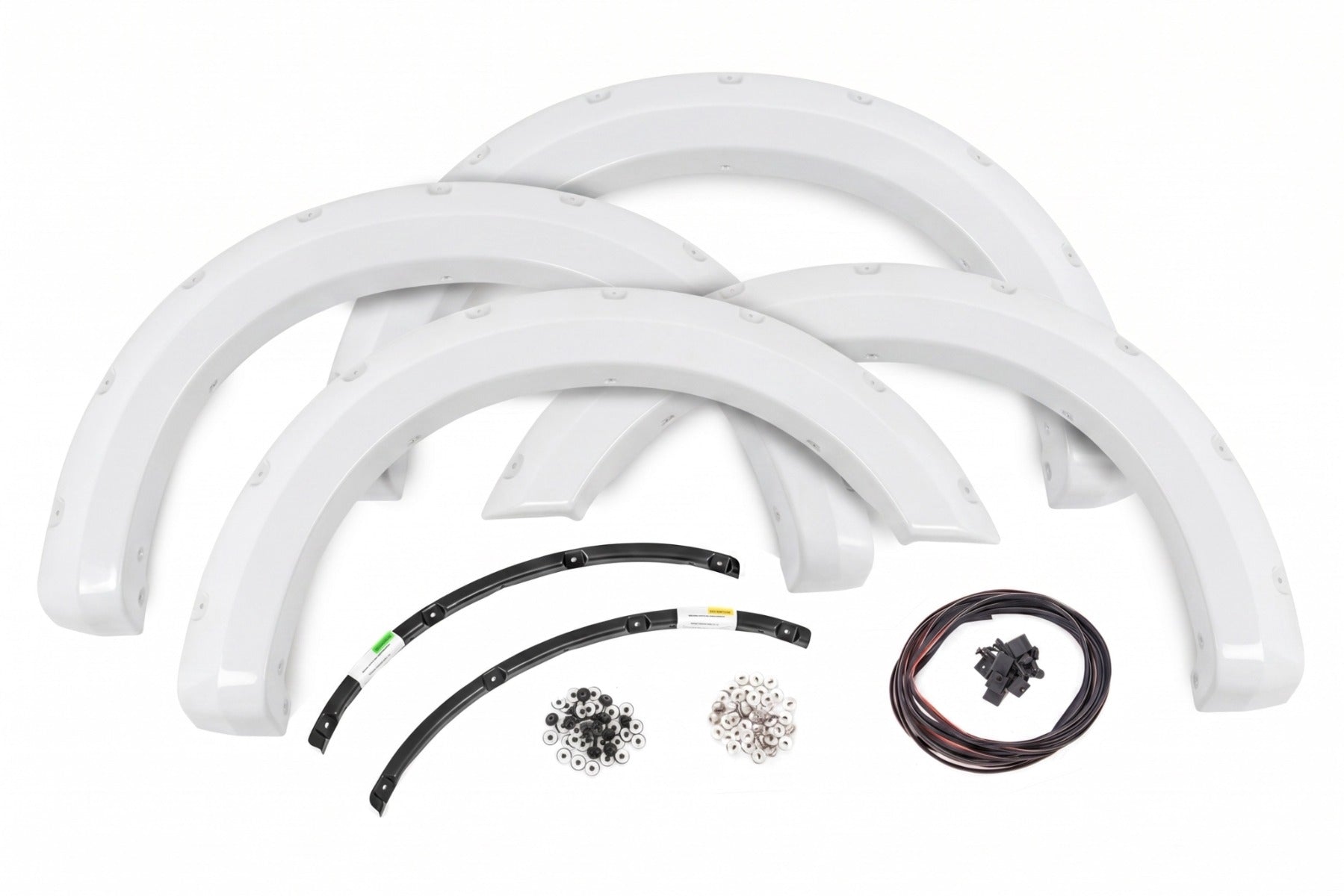 Pocket Fender Flares | YZ Oxford White | Ford F-250/F-350 Super Duty (23-26)