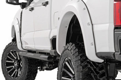 Pocket Fender Flares | YZ Oxford White | Ford F-250/F-350 Super Duty (23-26)