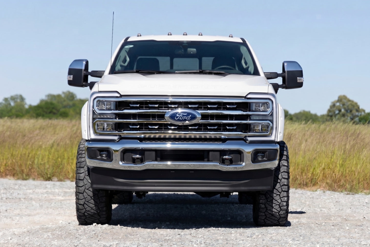 Pocket Fender Flares | YZ Oxford White | Ford F-250/F-350 Super Duty (23-26)
