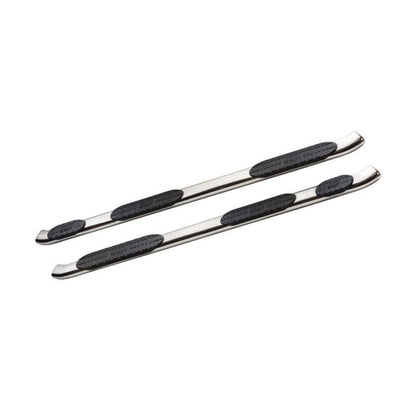 Westin 07-18 Chevy Silv 25/3500 Crew(6.5ft) & Dually(8 ft) PRO TRAXX 5 WTW Oval Nerf Step Bars - SS