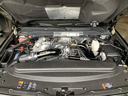 Wehrli 17-19 Chevrolet 6.6L L5P Duramax 4in Intake Pipe (Use w/OEM Air Box) - Gloss Black