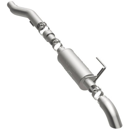 MagnaFlow Cat-Back, SS, 2.5/3in, Turn Down In Front Rear Tire 2015 Ford F150 5.0L V8 Ext Cab