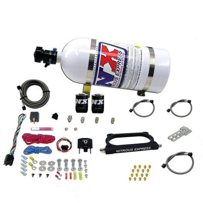 Nitrous Express 07-14 Ford Mustang GT500 Nitrous Plate Kit (50-250HP) w/10lb Bottle