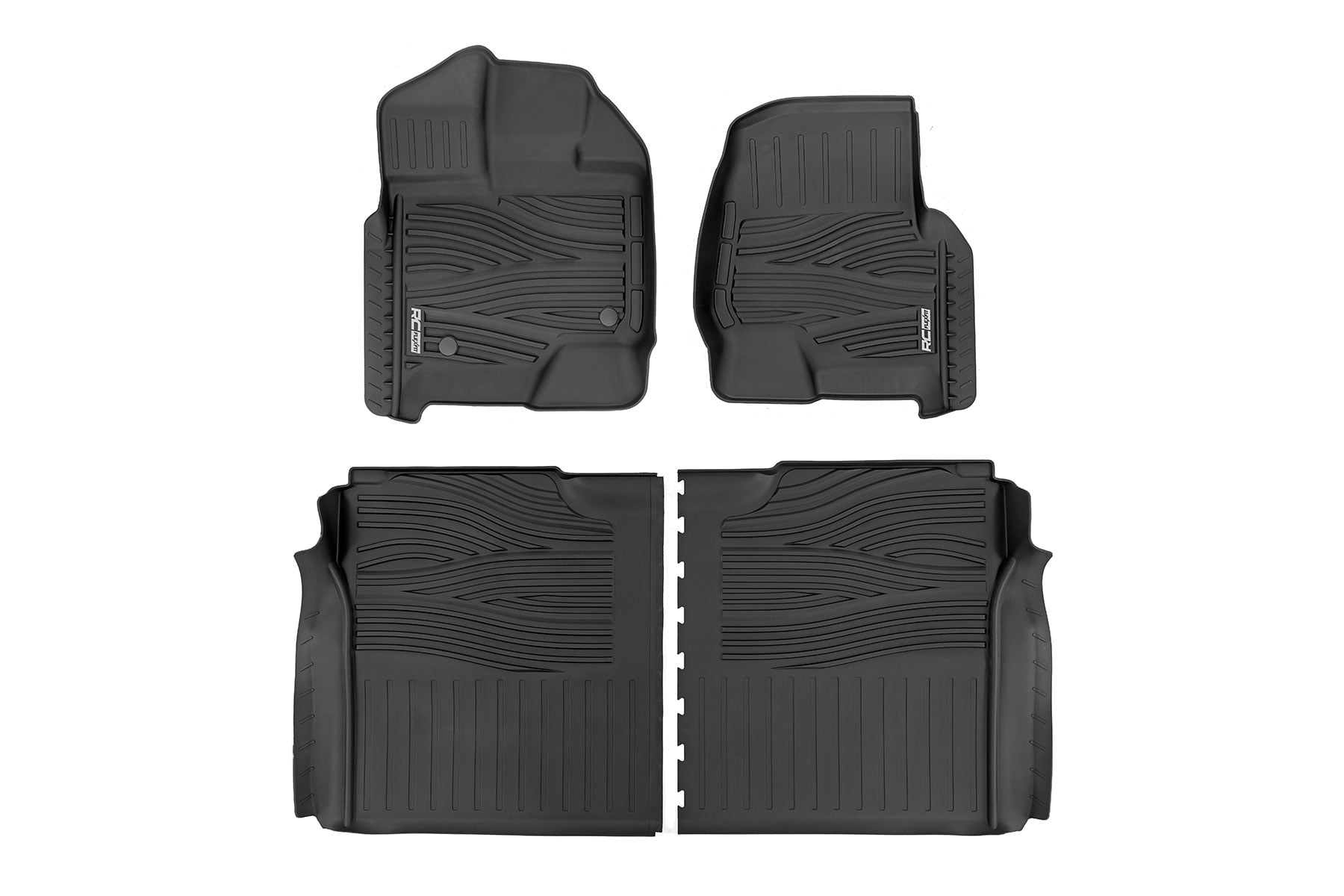 Flex-Fit Floor Mats | FR & RR | Ford F-150 (15-26)/F-150 Lightning (22-26)/Raptor (17-26) 