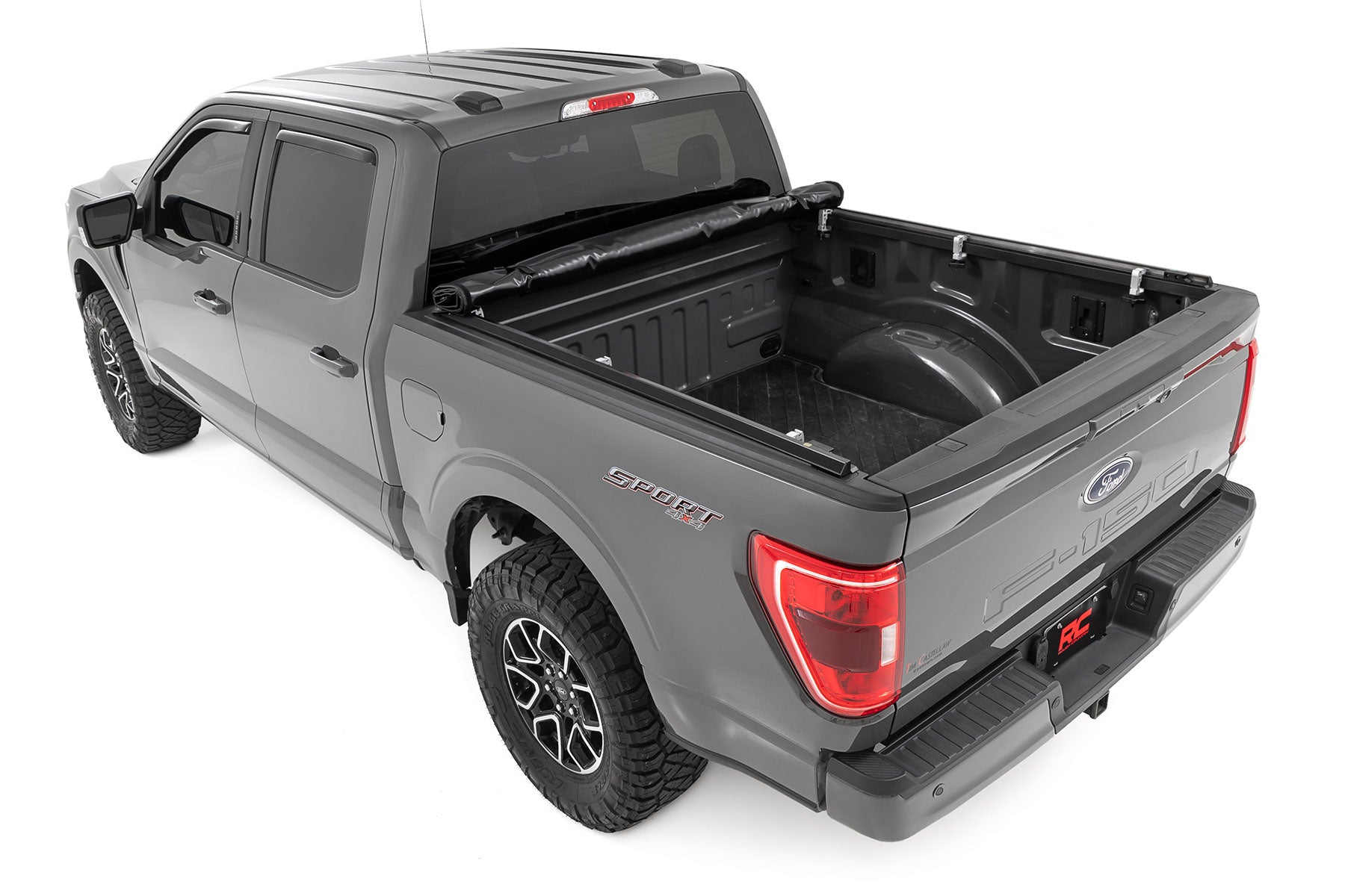 Soft Roll Up Bed Cover | 5'7" Bed | Ford F-150/F-150 Lightning/Raptor  (15-26)