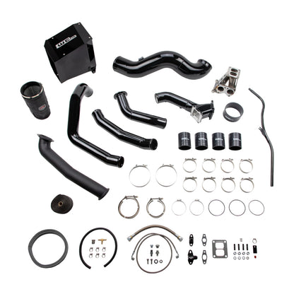 Wehrli 01-04 GM Duramax LB7 S400 Single Turbo Install Kit - Fine Texture Black