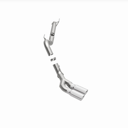 MagnaFlow CatBack 2018 Ford F-150 V6-3.0L Dual Exit Polished Stainless Exhaust - MF Series