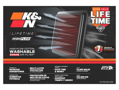 K&N 04 Chrysler Crossfire 3.2L-V6 Drop In Air Filter
