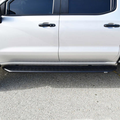 Westin 19-23 Chevrolet/GMC Silverado/Sierra 1500 Crew Cab Outlaw Nerf Step Bars - Textured Black