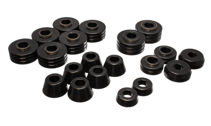 Energy Suspension Ford Bronco Body Mount Set - Black