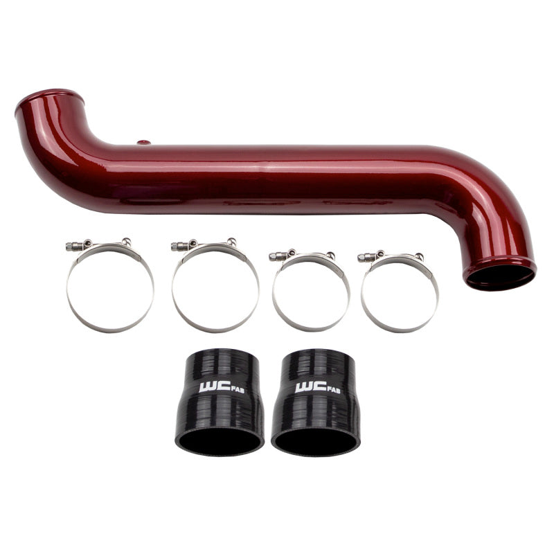Wehrli 11-16 GM Duramax LML Passenger Side 3.5in Intercooler Pipe - Bengal Grey
