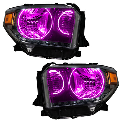 Oracle 14-17 Toyota Tundra SMD HL - Dual Halo Kit - ColorSHIFT w/ 2.0 Controller