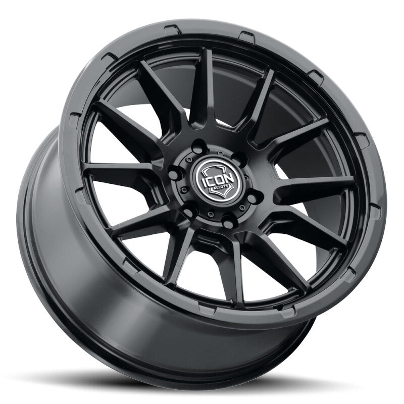 ICON Alloys Cajon 20x9 / 6x135 / 16mm / 5.625in BS Double Black Wheel