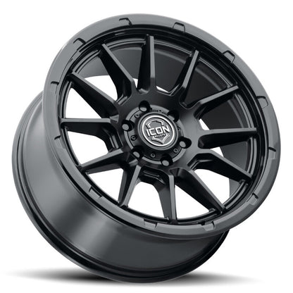 ICON Alloys Cajon 20x9 / 6x135 / 16mm / 5.625in BS Double Black Wheel